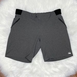 Zoic Bicycling Mens Gray 9” Cycling Shorts Size X-Large